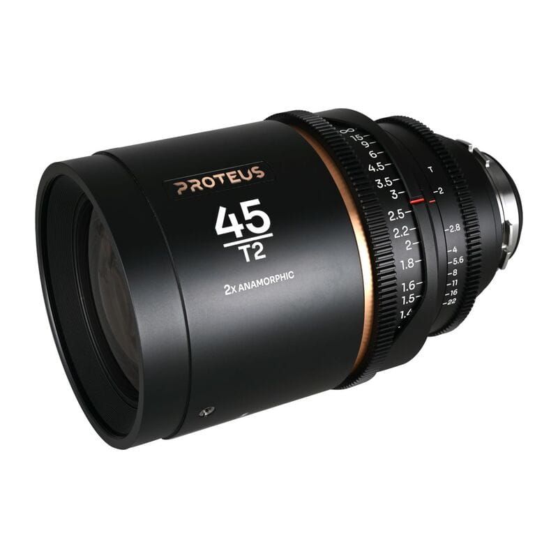 Proteus 2×Anamorphic 45mm T2 Amber Arri PL/Canon EF