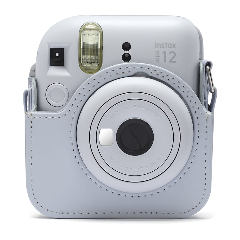 instax mini 12用 カメラケース クレイホワイト