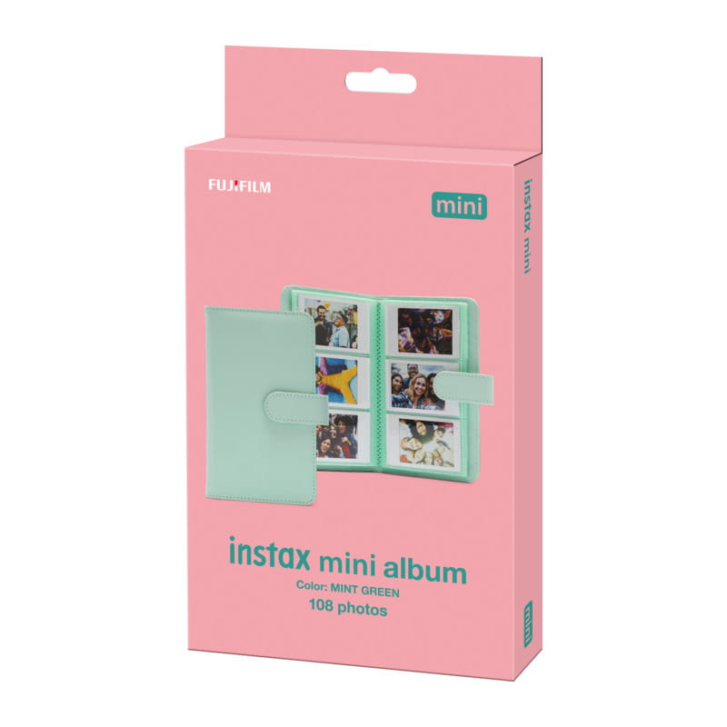instax mini 12 アルバム 108 ミントグリーン