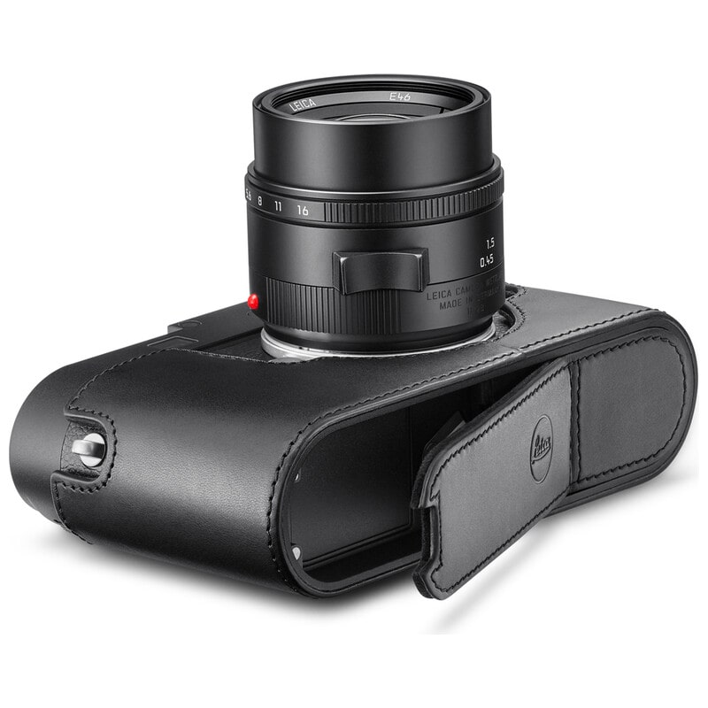 レザーキャリングストラップ ブラック（LEICAロゴ） / ライカ