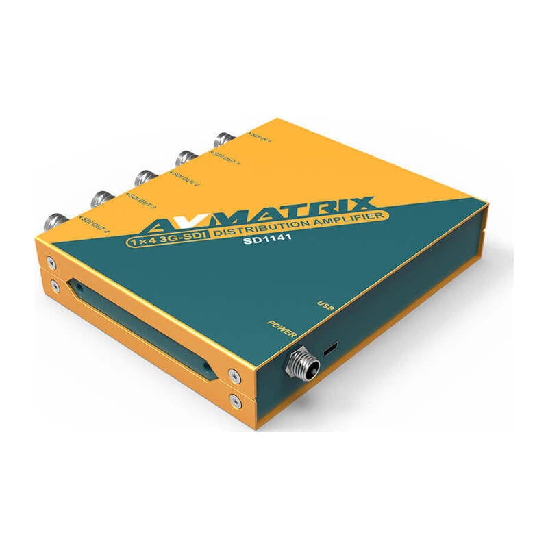 SD1141 リクロック搭載 3G-SDI 4 分配器