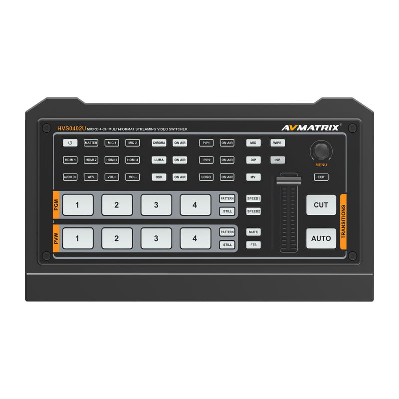 HVS0402U スケーラー搭載 4 入力 HDMI ビデオスイッチャー