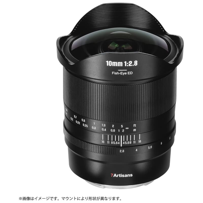 7Artisans 10mm F2.8 II Fish-eye ED ソニーE ブラック 7A-10F28II-E-B