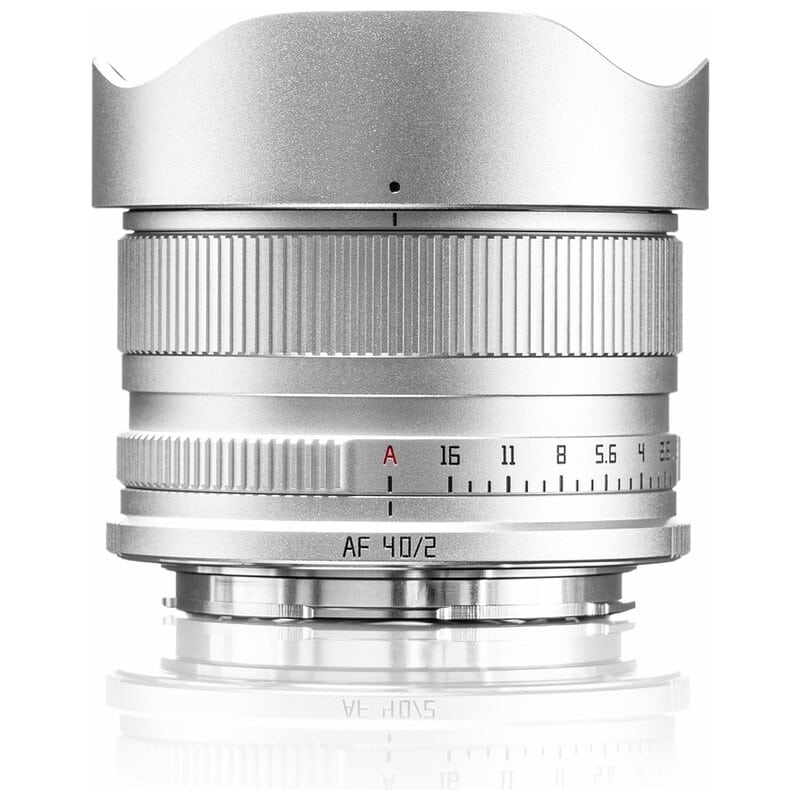 銘匠光学 TTArtisan AF 40mm f/2 Lマウント シルバー TT-40F2AF-L-S