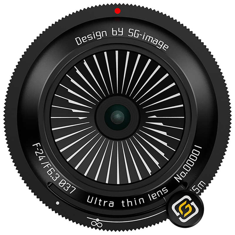 SG-image 24mm F6.3 ウルトラシンレンズ 富士フイルムX ブラック