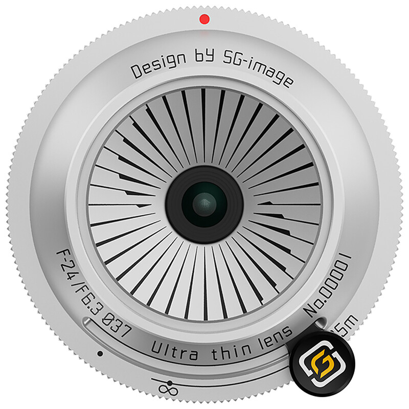 SG-image 24mm F6.3 ウルトラシンレンズ ソニーE シルバー