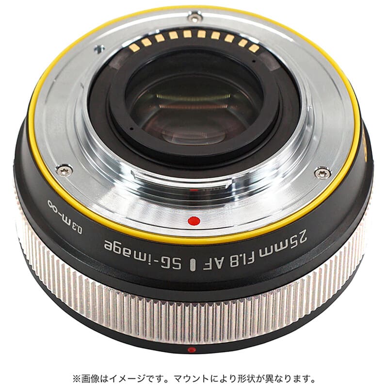 SG-image AF 25mm F1.8 富士フイルムX APS-C シルバー