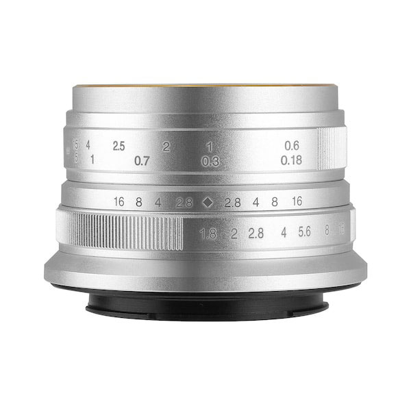 7Artisans 25mm F1.8 シルバー マイクロフォーサーズマウント 25M43S