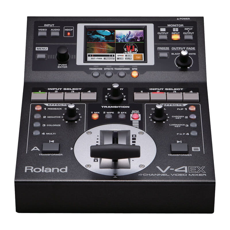 V-4EX 4チャンネルビデオミキサー