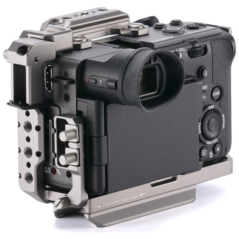 ソニー FX2用フルカメラケージ Titanium Gray TA-T88-FCC-TG
