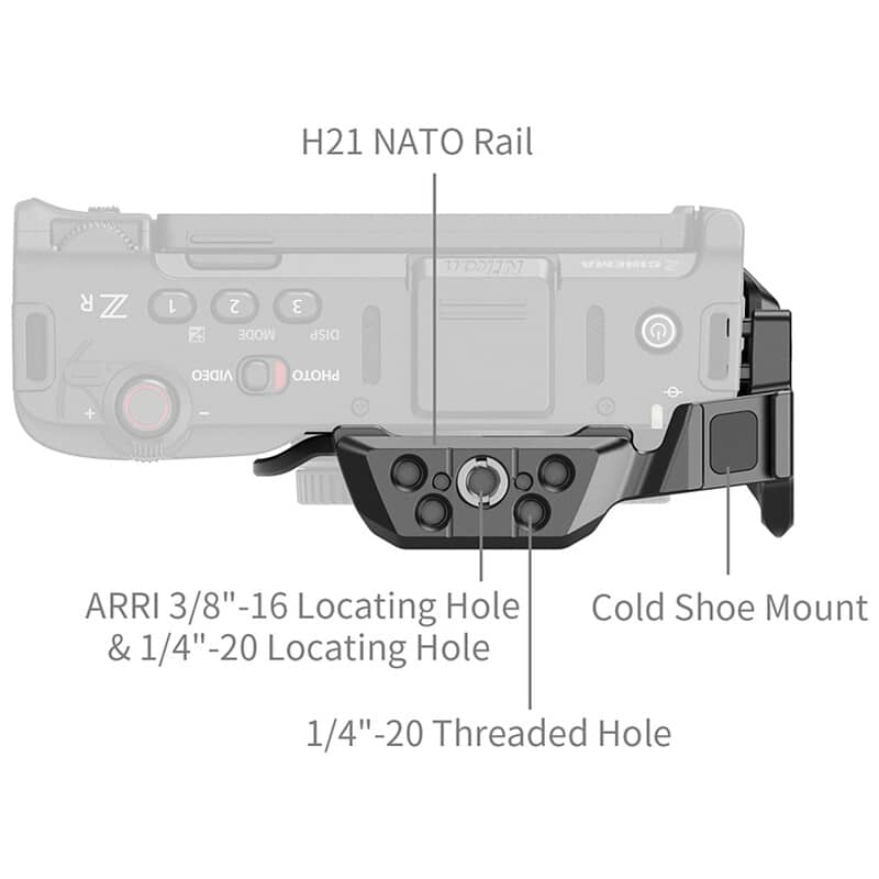 Nikon ZR用 ハーフケージ 5905