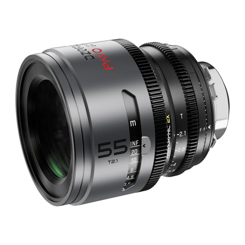Pavo 2x アナモルフィックプライム 55mm T2.1 ニュートラルコーティング PL&EF マウント メートル表示 DZO-PA5521PLMN