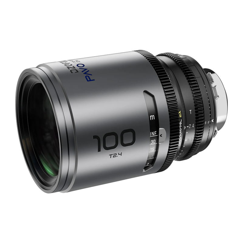 Pavo 2x アナモルフィックプライム 100mm T2.4 T22 ブルーコーティング PL&EF マウント メートル表示
