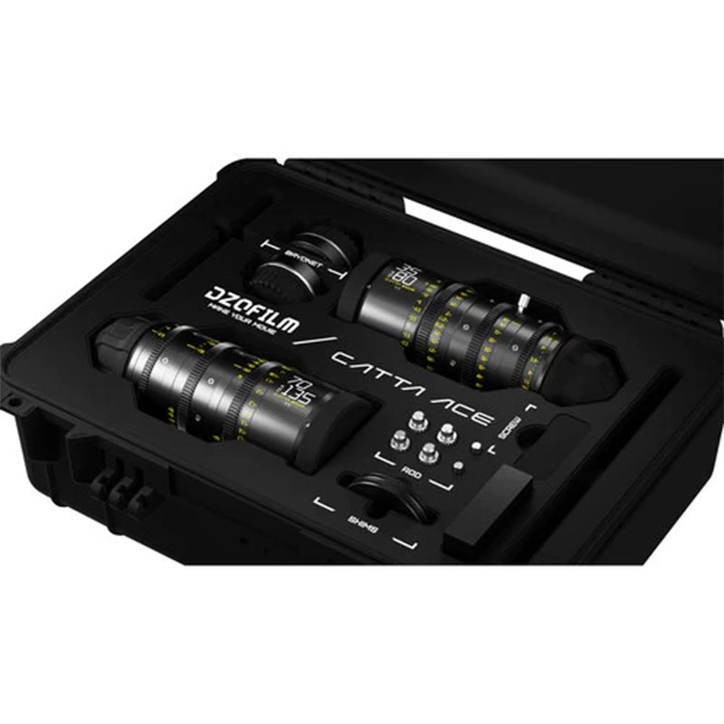 Catta Ace Zoom 35-80mm & 70-135mm T2.9 PL/EFマウント ブラック 保護ケース付 DZO-FFCattaA-BUNDLE