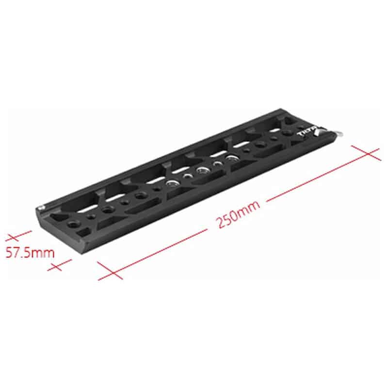 10 lightweight dovetail plate Black version TT-C16-BLK
