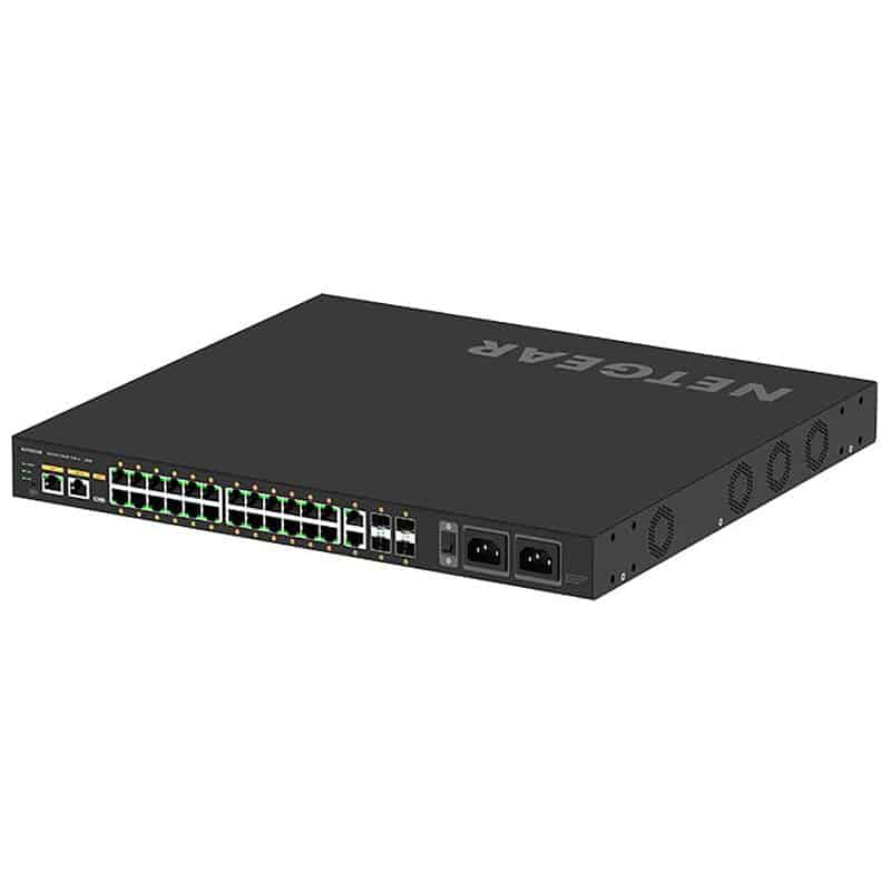 GSM4230UP-100AJS PoE++(1440W) 1Gポートx26 SFPスロットx4 フルマネージスイッチ