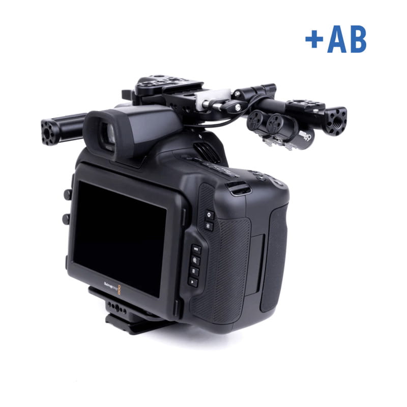 Upper Cage for Blackmagic Cinema Camera 6K + Audio Breakout AB-6 M49-CAG-BMD-P6KAB