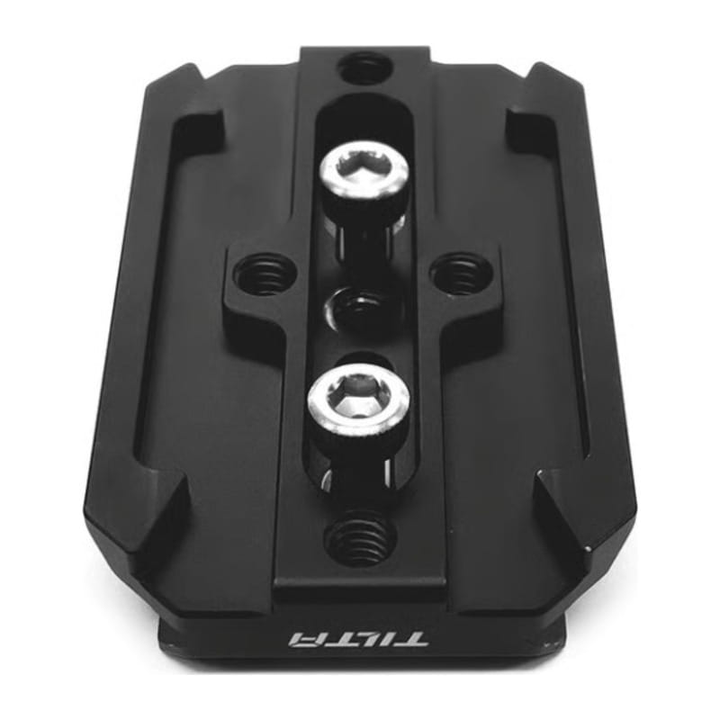 ARCA Manfrotto Dual Quick Release Plate for Lightweight Shoulder Rig - Black TA-LSR-DQRP-B