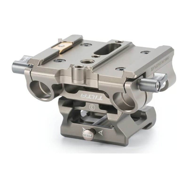 Tilta Modular 15mm LWS Baseplate Type III - Titanium Gray TA-MBP3-TG