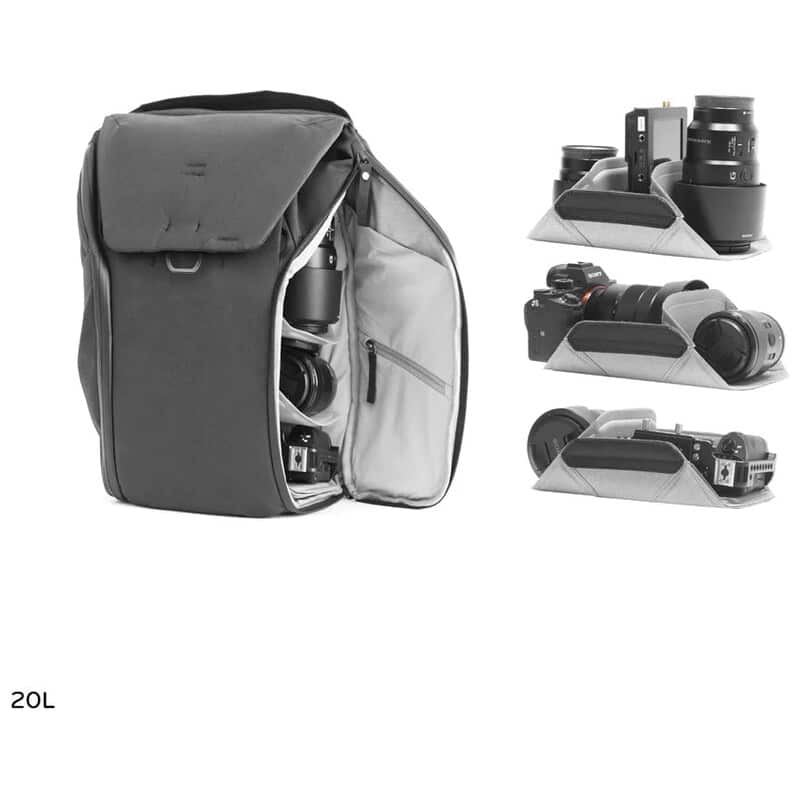 エブリデイ バックパック 20L ブラック BEDB-20-BK-3