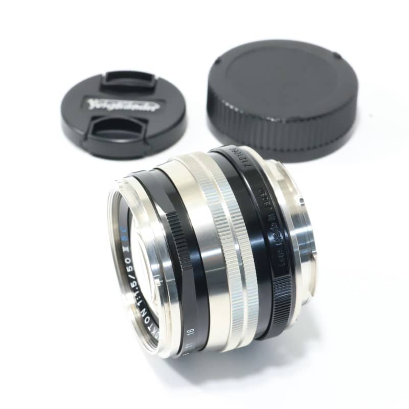 NOKTON vintage line 50mm F1.5 Aspherical Ⅱ VM Nickel・ブラックペイント SC