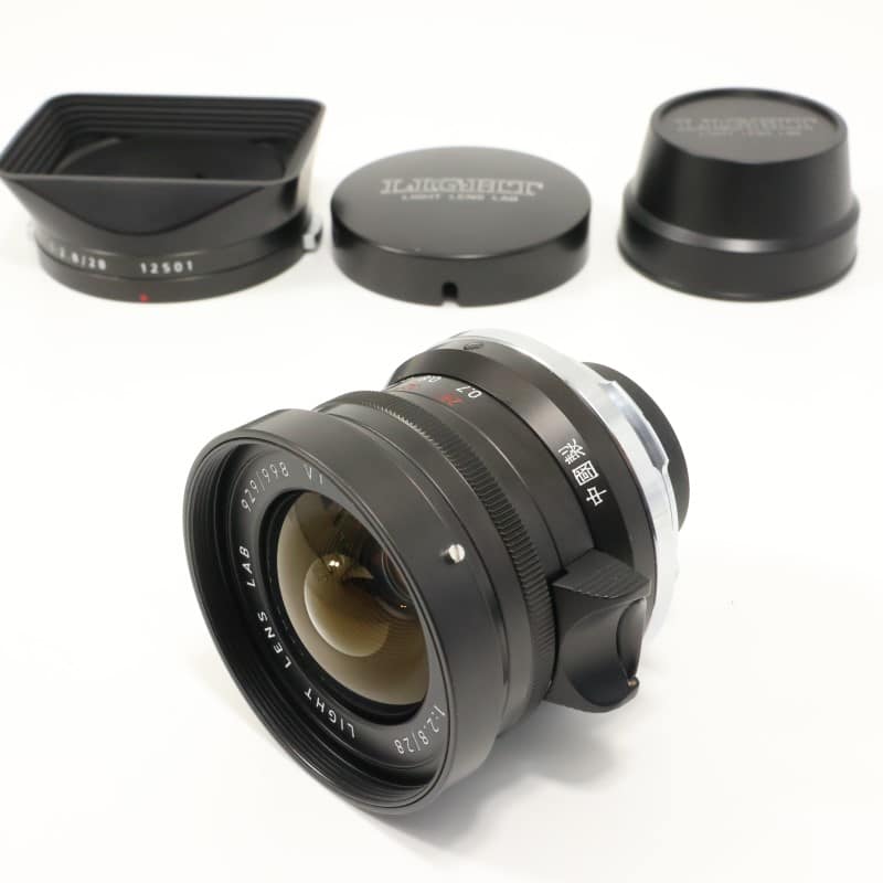 M 28mm f/2.8 ライカM ブラックペイント(周九枚) LLL-28M-9E (B)