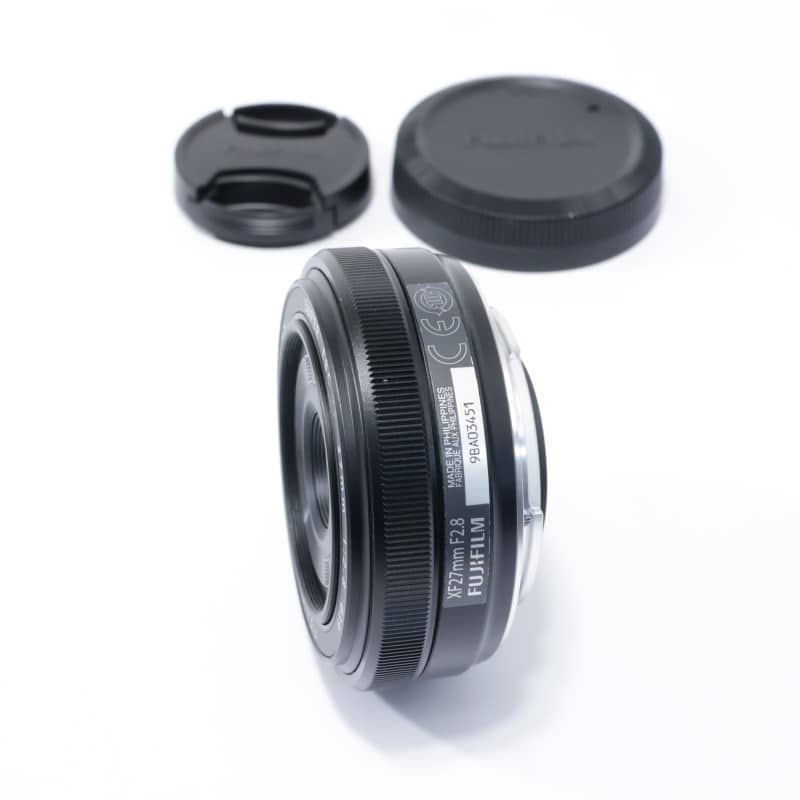 富士フイルム フジノンレンズ XF27mmF2.8 ブラック ABランク 中古