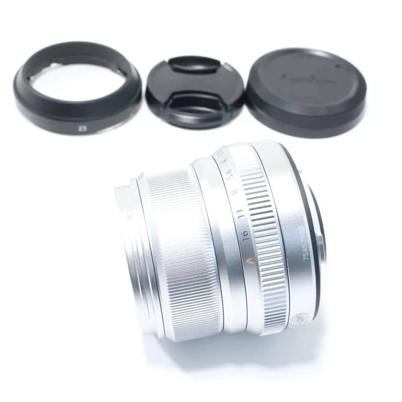 フジノンレンズ XF23mmF2 R WR シルバー