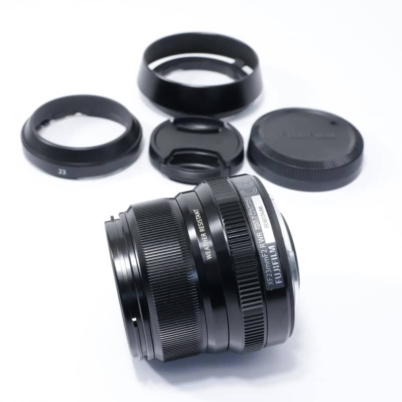 富士フイルム フジノンレンズ XF23mmF2 R WR ブラック AB-ランク 中古