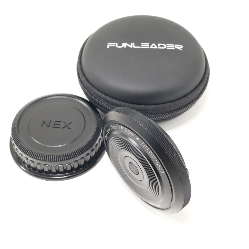 FUNLEADER CAPLENS 18mm f/8.0 ソニーFE用 ブラック FL188E