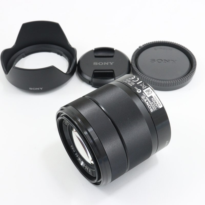 SONY (ソニー) E 18-55mm F3.5-5.6 OSS ブラック SEL1855｜ミラーレス用レンズ (Mirrorless  Lenses)｜中古｜フジヤカメラネットショップ