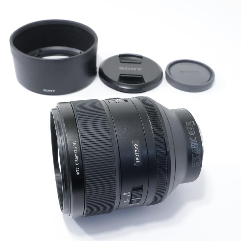 中古美品SONY FE 85mm F1.4 GM II レンズ　保護フィルター付 SONY FE 85mm F1.4 GM SEL85F14GM ABランク 中古｜フジヤカメラ