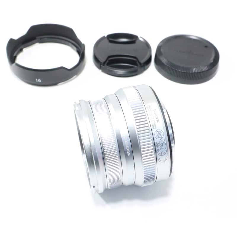 フジノンレンズ XF16mmF2.8 R WR シルバー