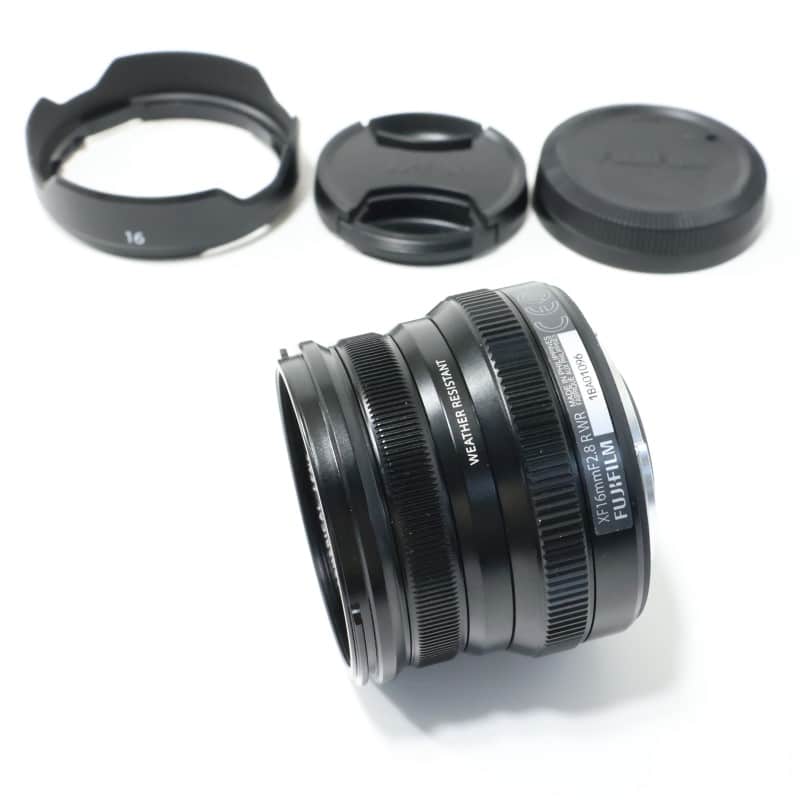 フジノンレンズ XF16mmF2.8 R WR ブラック