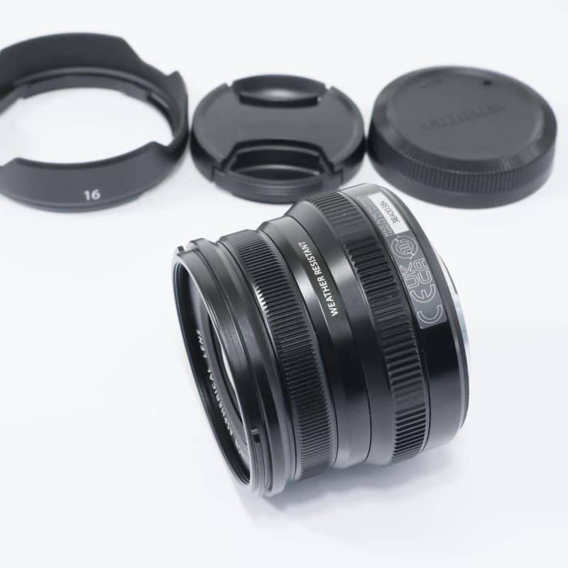 富士フイルム フジノンレンズ XF16mmF2.8 R WR ブラック Aランク 中古