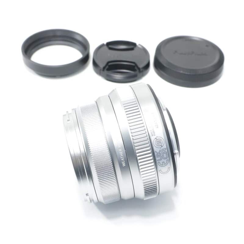 フジノンレンズ XF35mmF2 R WR シルバー