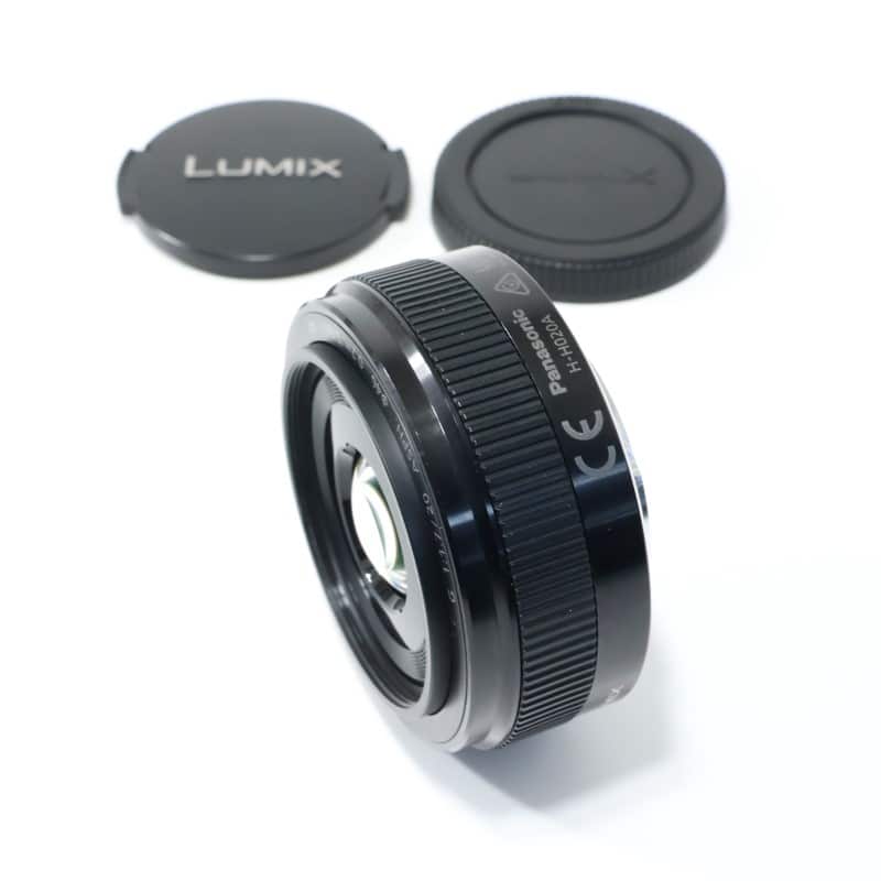 美品 Panasonic 20mm F1.7 II ASPH. レンズ 黒 Panasonic Lumix G 20mm f/1.7 II ASPH Lens (Black) by