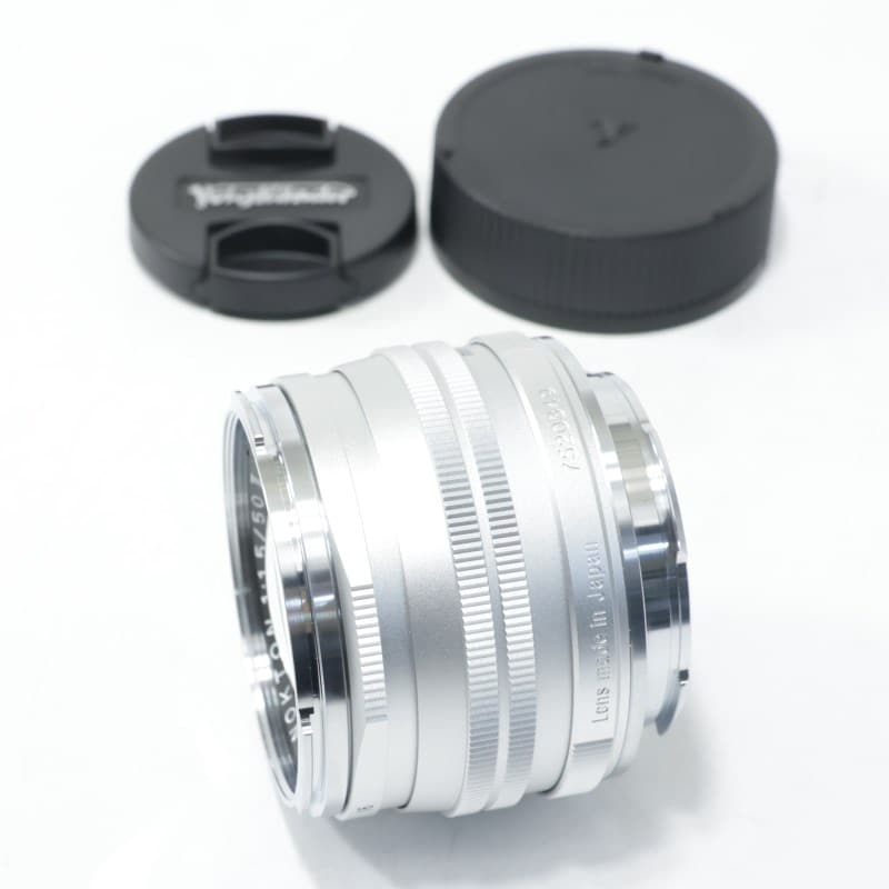 NOKTON vintage line 50mm F1.5 Aspherical Ⅱ VM シルバー MC