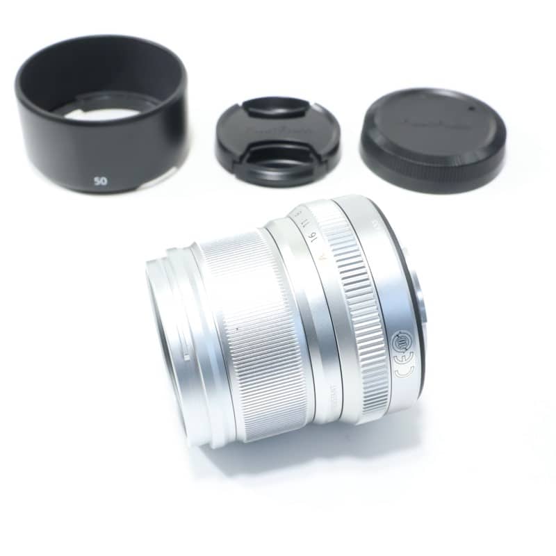 フジノンレンズ XF50mmF2 R WR シルバー