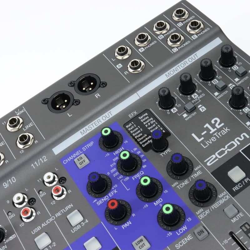 ZOOM LiveTrak L-12 [デジタルミキサー/レコーダー] 中古