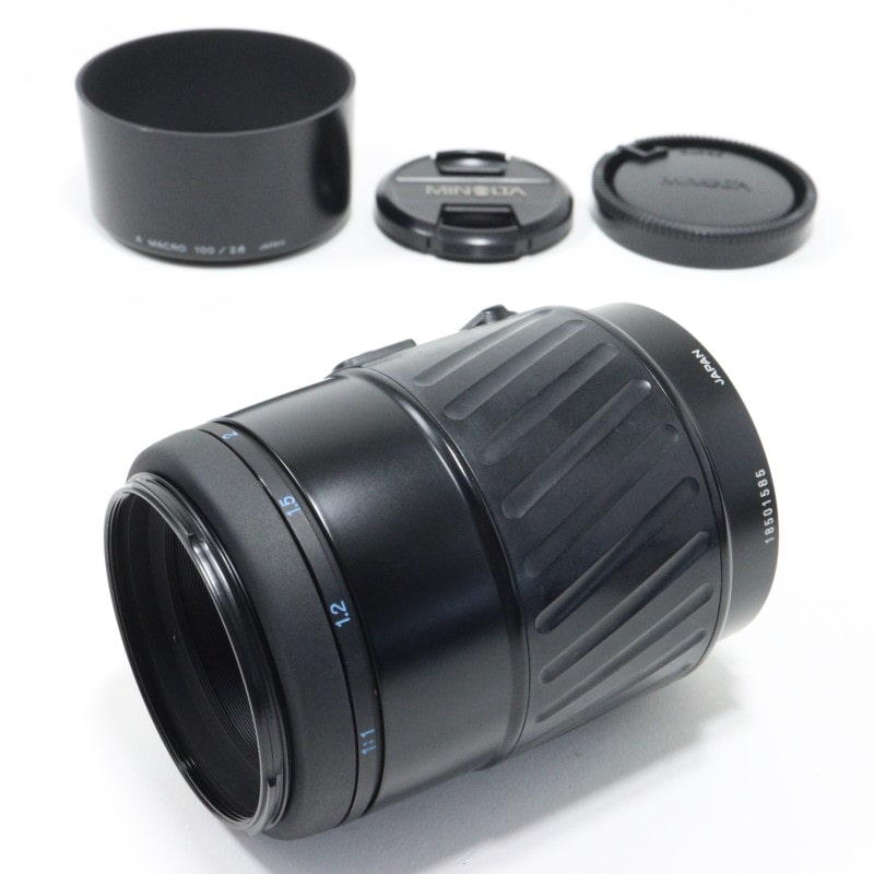 MINOLTA AF 100mm F2.8 マクロ New 中古 C2120176231911｜フジヤカメラ