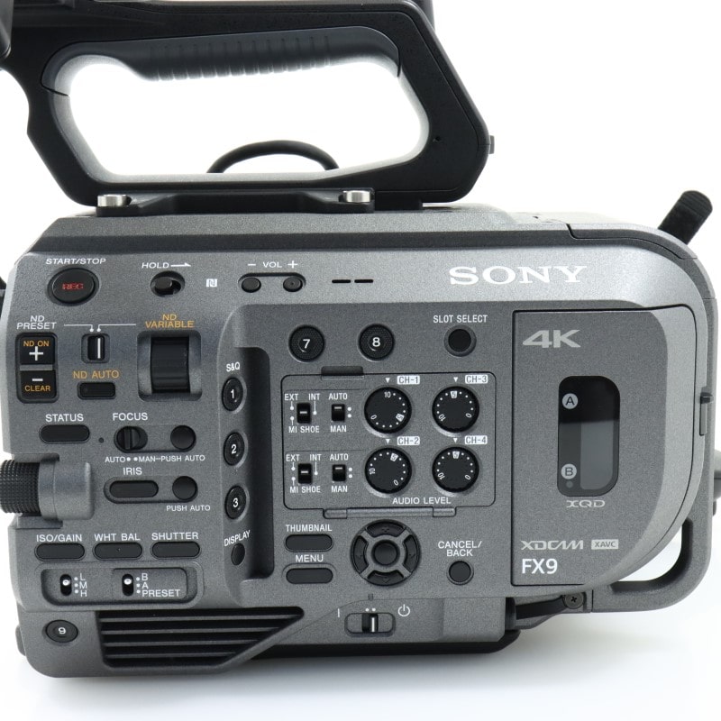 PXW-FX9V [PXW-FX9 XDCAMメモリーカムコーダー FX9 レンズ付属なしモデル]