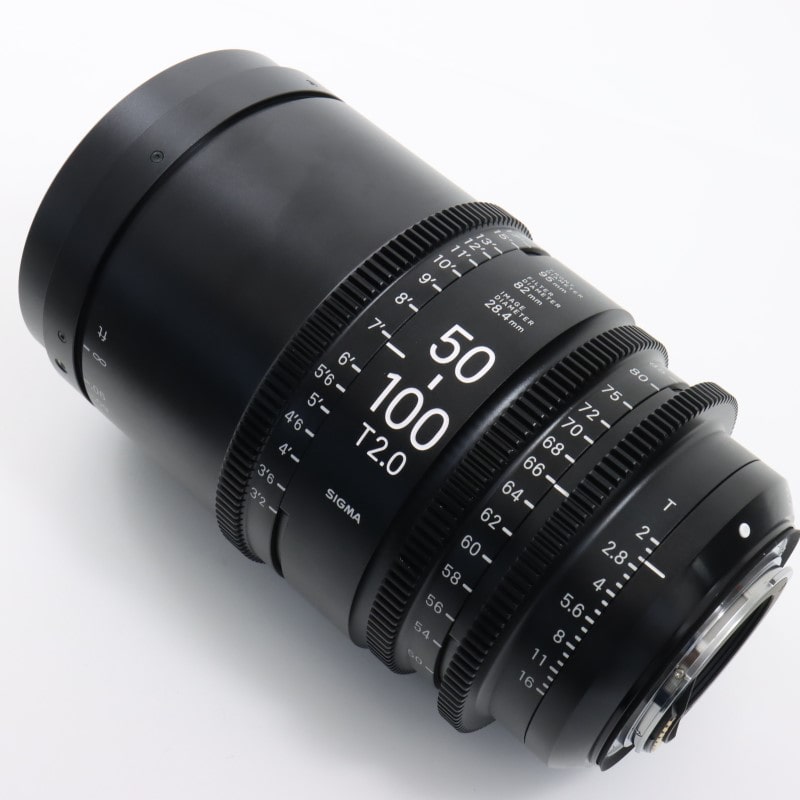50-100mm T2/EF feet [High Speed Zoom Line 50-100mm T2 EFマウント フィート表示]