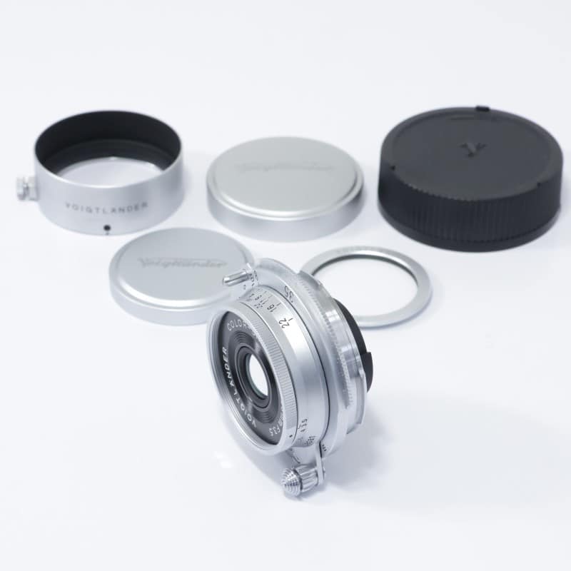 Voigtlander COLOR-SKOPAR 35mm F3.5 VM シルバー AB+ランク 中古