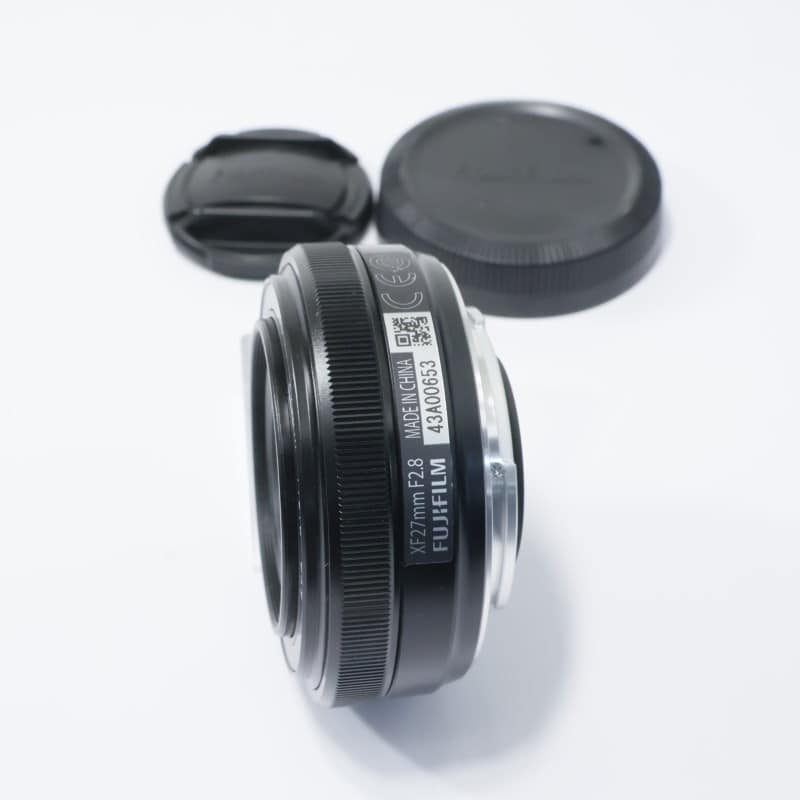 富士フイルム フジノンレンズ XF27mmF2.8 ブラック ABランク 中古