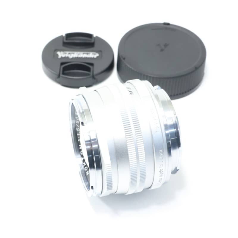 NOKTON vintage line 50mm F1.5 Aspherical Ⅱ VM シルバー MC