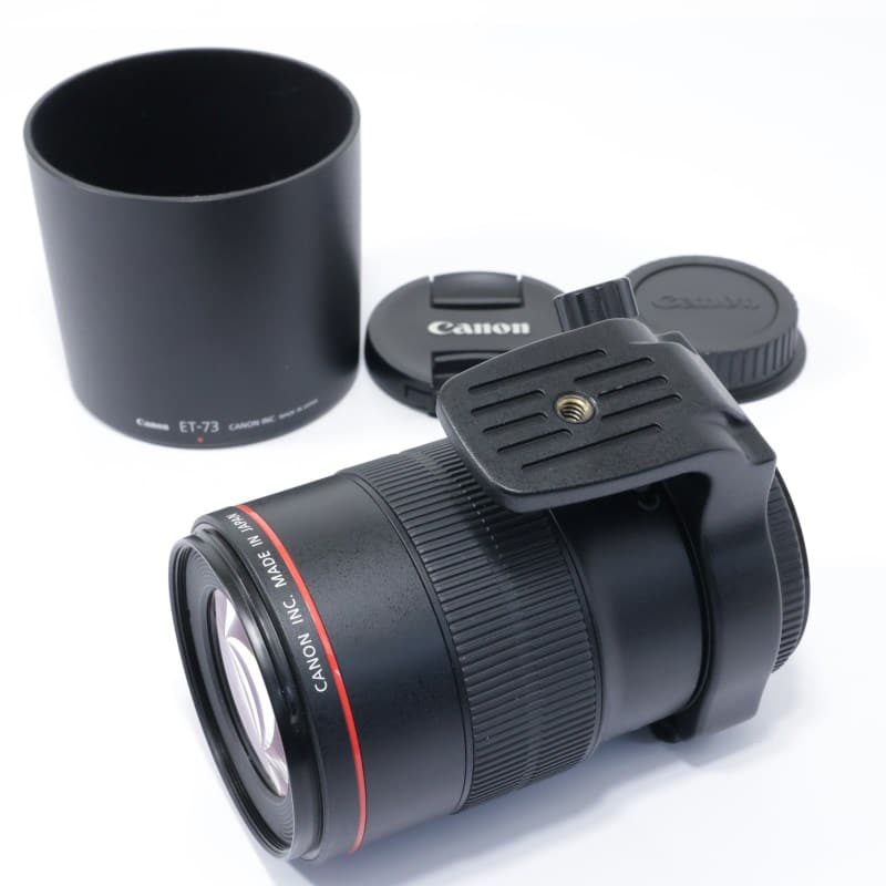 Canon EF 100mm F2.8 L マクロ IS USM + 三脚座 AB-ランク 中古