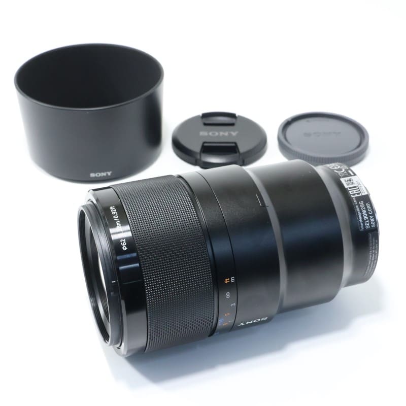 SONY sel90m28gレンズ【ジャンク】 新品)SONY (ソニー) FE 90mm F2.8 Macro G OSS SEL90M28G（商品
