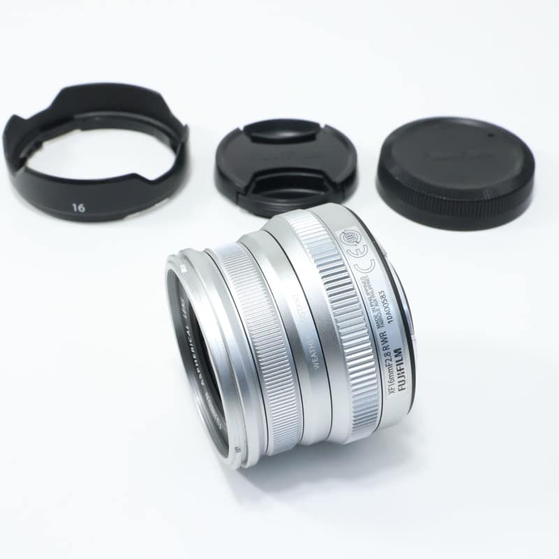 フジノンレンズ XF16mmF2.8 R WR シルバー