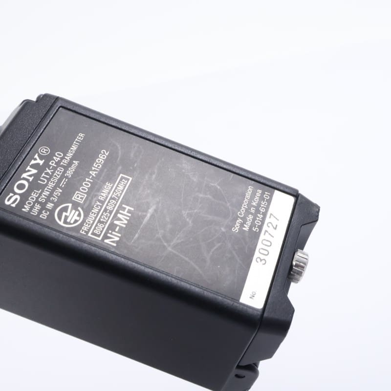 SONY UTX-P40 プラグオン　トランスミッター　中古 SONY UTX-P40 ABランク 中古｜フジヤカメラ